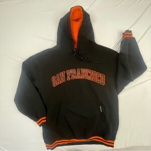 San Francisco Black and Orange Hoodie